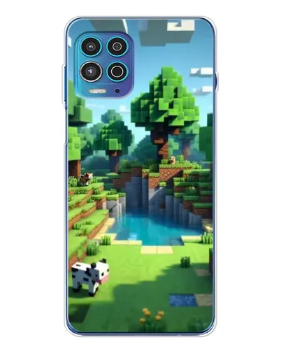 Чехол для Motorola MOTO G100 Pro с картинкой «Minecraft летний день»