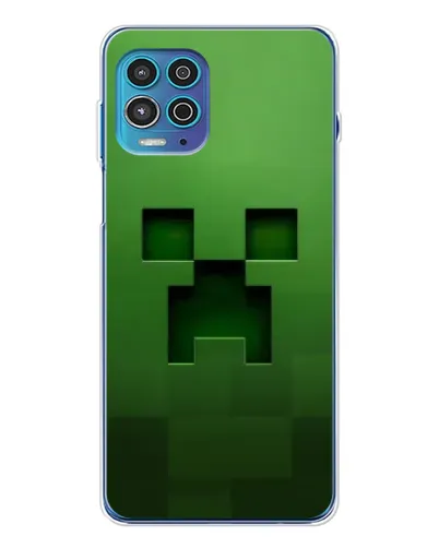 Чехол для Motorola MOTO G100 Pro с картинкой «Крипер микро-дизайн»