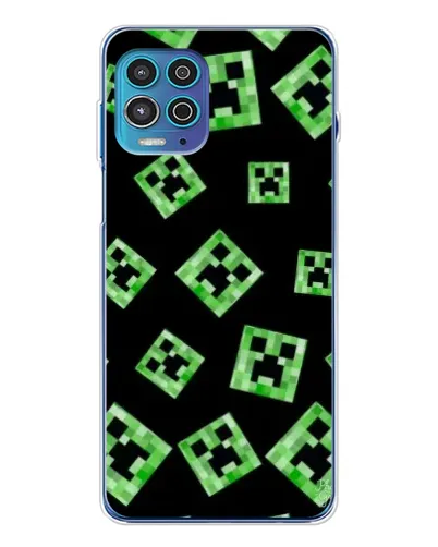 Чехол для Motorola MOTO G100 Pro с картинкой «Паттерн с криперами»