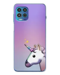 Чохол для Motorola MOTO G100 Pro з картинкою «Єдиноріг градієнт»