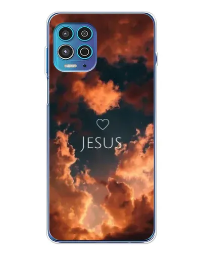 Чехол для Motorola MOTO G100 Pro с картинкой «Сияние Имени Jesus»