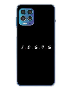 Чехол для Motorola MOTO G100 Pro с картинкой «Точки веры J.E.S.U.S.»