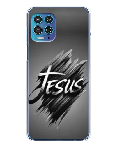 Чехол для Motorola MOTO G100 Pro с картинкой «Надпись Jesus Graffiti»