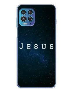 Чехол для Motorola MOTO G100 Pro с картинкой «Звездное небо Jesus»