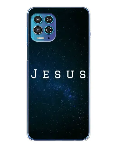 Чехол для Motorola MOTO G100 Pro с картинкой «Звездное небо Jesus»