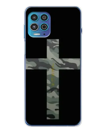 Чехол для Motorola MOTO G100 Pro с картинкой «Милитари Крест»