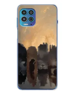 Чехол для Motorola MOTO G100 Pro с картинкой «Дорога к вере»