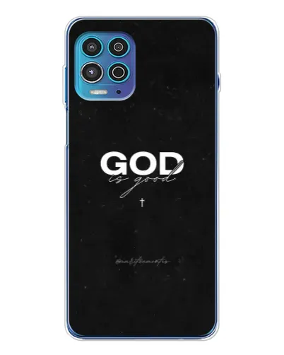 Чехол для Motorola MOTO G100 Pro с картинкой «GOD — Бог над всем»