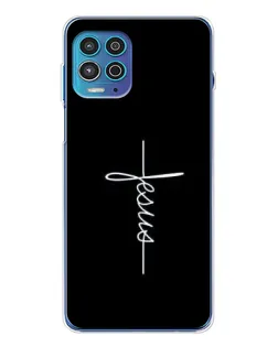Чехол для Motorola MOTO G100 Pro с картинкой «Тонкая линия веры»