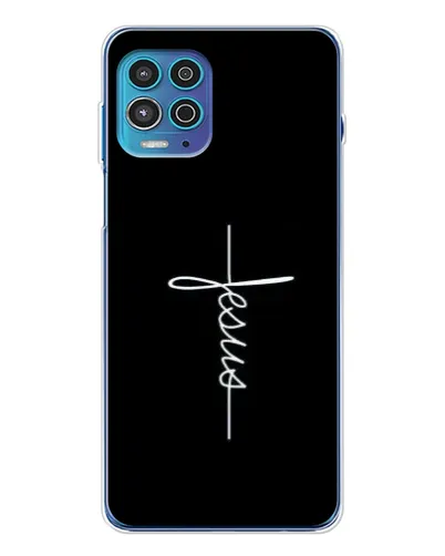 Чехол для Motorola MOTO G100 Pro с картинкой «Тонкая линия веры»