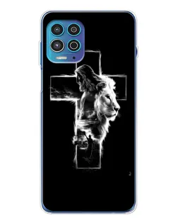 Чохол для Motorola MOTO G100 Pro з картинкою «Сяючий хрест Jesus» Чохол для Motorola MOTO G100 Pro з картинкою «Сяючий хрест Jesus»