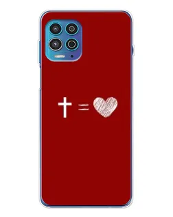 Чохол для Motorola MOTO G100 Pro з картинкою «Рівняння любові» Чохол для Motorola MOTO G100 Pro з картинкою «Рівняння любові»