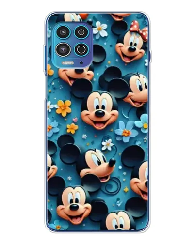 Чехол для Motorola MOTO G100 Pro с картинкой «Паттерн Микки и Минни» Чехол для Motorola MOTO G100 Pro с картинкой «Паттерн Микки и Минни»