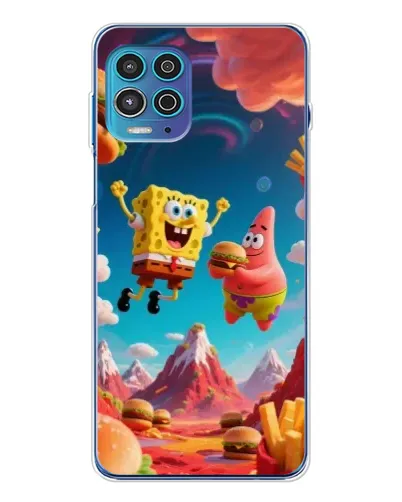 Чехол для Motorola MOTO G100 Pro с картинкой «Космический фастфуд» Чехол для Motorola MOTO G100 Pro с картинкой «Космический фастфуд»