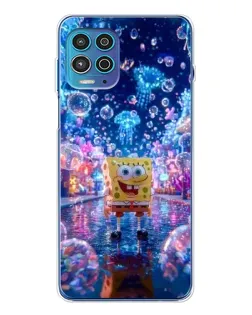 Чехол для Motorola MOTO G100 Pro с картинкой «Неоновый океан»