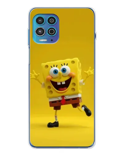 Чехол для Motorola MOTO G100 Pro с картинкой «Позитивный Губка Боб» Чехол для Motorola MOTO G100 Pro с картинкой «Позитивный Губка Боб»