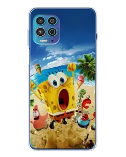 Чехол для Motorola MOTO G100 Pro с картинкой «Развлечения на пляже»