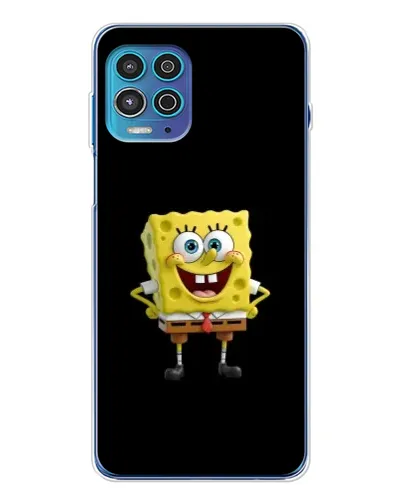 Чехол для Motorola MOTO G100 Pro с картинкой «Классический Губка Боб» Чехол для Motorola MOTO G100 Pro с картинкой «Классический Губка Боб»