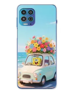 Чехол для Motorola MOTO G100 Pro с картинкой «Автомобильное путешествие»