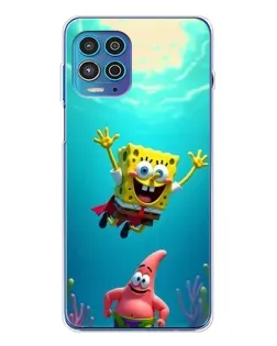 Чохол для Motorola MOTO G100 Pro з картинкою «Спанч Боб під водою» Чохол для Motorola MOTO G100 Pro з картинкою «Спанч Боб під водою»