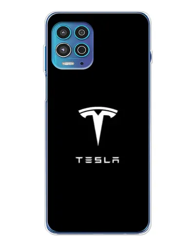 Чехол для Motorola MOTO G100 Pro с картинкой «Tesla White Logo» Чехол для Motorola MOTO G100 Pro с картинкой «Tesla White Logo»