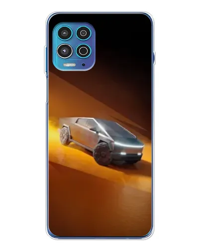 Чехол для Motorola MOTO G100 Pro с картинкой «Cybertruck в пустыне» Чехол для Motorola MOTO G100 Pro с картинкой «Cybertruck в пустыне»