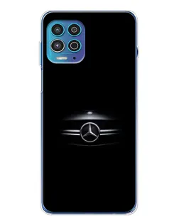 Чехол для Motorola MOTO G100 Pro с картинкой «Mercedes — абстрактные линии»