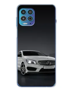 Чехол для Motorola MOTO G100 Pro с картинкой «Mercedes AMG GT Silver»