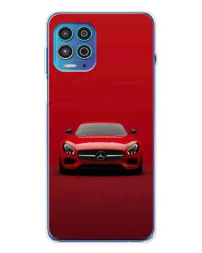 Чехол для Motorola MOTO G100 Pro с картинкой «Красный Mercedes AMG»