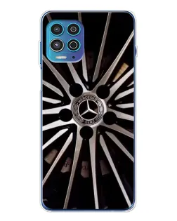 Чехол для Motorola MOTO G100 Pro с картинкой «Диск Mercedes»