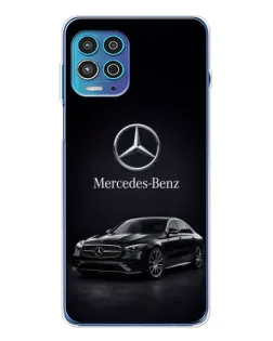 Чехол для Motorola MOTO G100 Pro с картинкой «Mercedes — решетка радиатора»