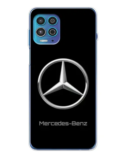 Чехол для Motorola MOTO G100 Pro с картинкой «Mercedes Silver Logo»
