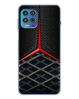 Чехол для Motorola MOTO G100 Pro с картинкой «Mercedes Carbon Grid»