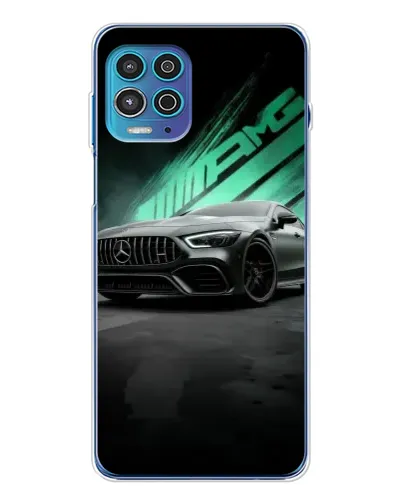 Чехол для Motorola MOTO G100 Pro с картинкой «Темный Mercedes AMG»