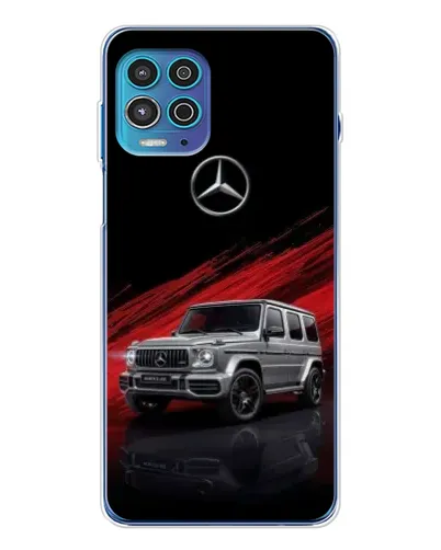 Чехол для Motorola MOTO G100 Pro с картинкой «Mercedes G-Class красный»
