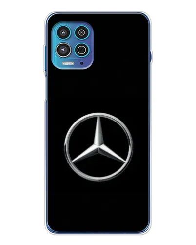 Чехол для Motorola MOTO G100 Pro с картинкой «Mercedes классический лого»