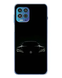 Чохол для Motorola MOTO G100 Pro з картинкою «Mercedes — силует авто» Чохол для Motorola MOTO G100 Pro з картинкою «Mercedes — силует авто»