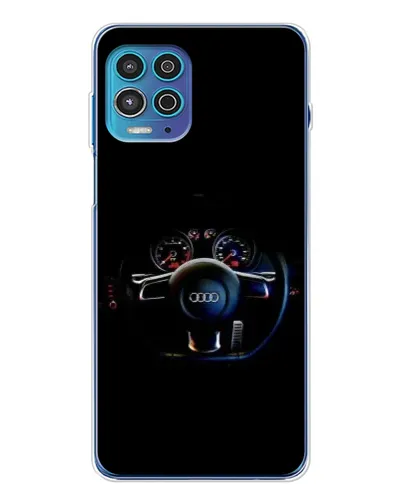 Чехол для Motorola MOTO G100 Pro с картинкой «Салон Audi — руль»
