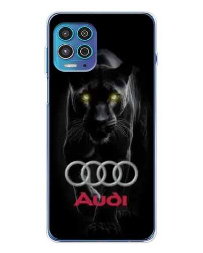 Чехол для Motorola MOTO G100 Pro с картинкой «Пантера и Audi»
