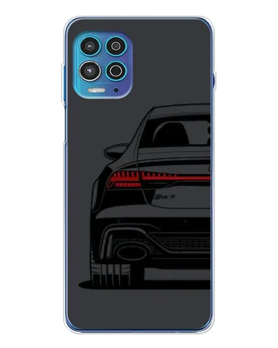 Чехол для Motorola MOTO G100 Pro с картинкой «Задняя часть Audi — арт»