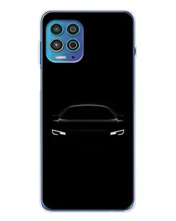 Чехол для Motorola MOTO G100 Pro с картинкой «Взгляд Audi в темноте»