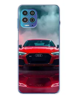 Чехол для Motorola MOTO G100 Pro с картинкой «Audi RS — красный стиль»