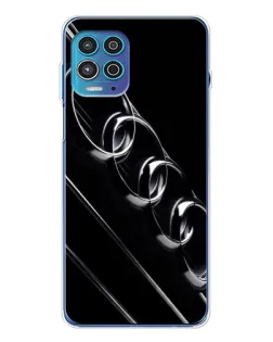 Чехол для Motorola MOTO G100 Pro с картинкой «Audi — абстрактные кольца»