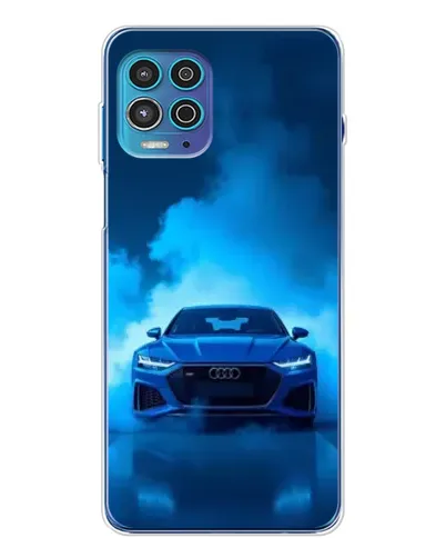 Чехол для Motorola MOTO G100 Pro с картинкой «Audi — голубая энергия»