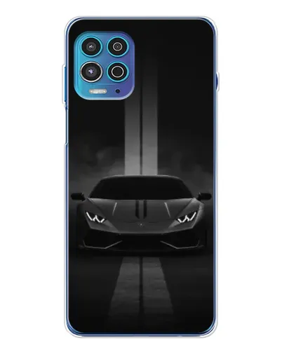 Чехол для Motorola MOTO G100 Pro с картинкой «Lamborghini симметрия дорог»
