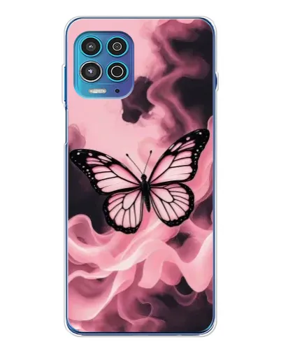 Чехол для Motorola MOTO G100 Pro с картинкой «Бабочка в дыму» Чехол для Motorola MOTO G100 Pro с картинкой «Бабочка в дыму»