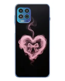 Чехол для Motorola MOTO G100 Pro с картинкой «Дымчатое сердце» Чехол для Motorola MOTO G100 Pro с картинкой «Дымчатое сердце»