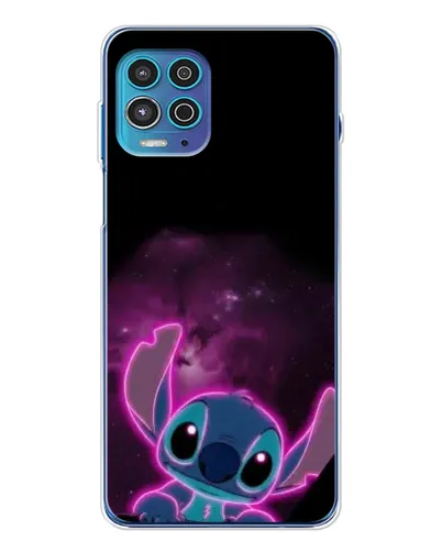 Чехол для Motorola MOTO G100 Pro с картинкой «Неоновый Stitch» Чехол для Motorola MOTO G100 Pro с картинкой «Неоновый Stitch»