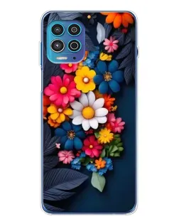 Чехол для Motorola MOTO G100 Pro с картинкой «Цветочная феерия»