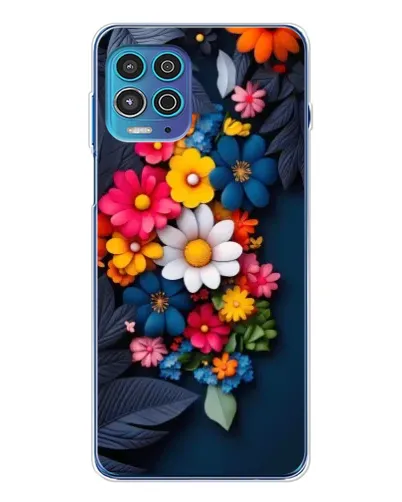 Чехол для Motorola MOTO G100 Pro с картинкой «Цветочная феерия»